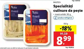 Nautica specialități culinare de pește 150g