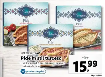 1001 delights pide în stil turcesc 400g