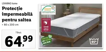 Lidl Livarno home protecție impermeabilă pentru saltea 80 x 200 cm 1 buc Ofertă