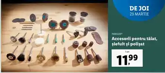 Parkside accesorii pentru tăiat șlefuit și polișat 1 set