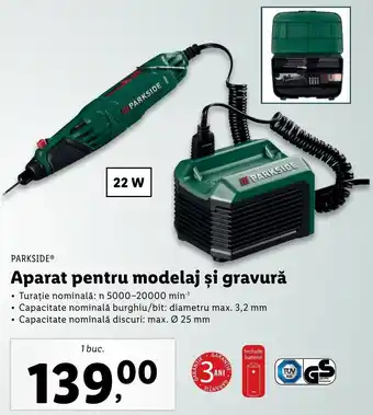 Lidl Parkside aparat pentru modelaj și gravură 1 buc Ofertă