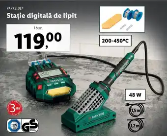 Parkside stație digitală de lipit 1 buc