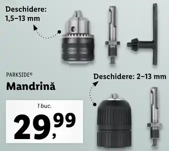 Lidl Parkside mandrină 1 buc Ofertă