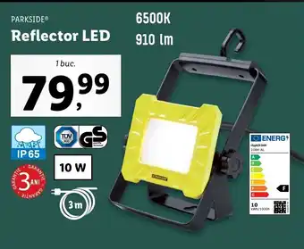 Lidl Parkside reflector led 10w 1 buc Ofertă