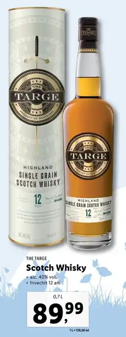 The targe scotch whisky 0.7l