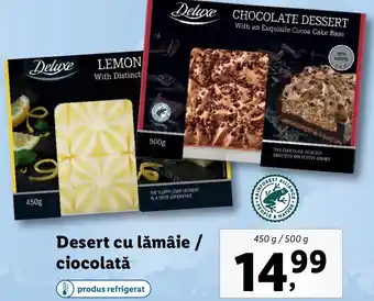 Deluxe desert cu lămâie / ciocolată 450g / 500g