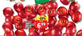 Lidl piața mere crimson snow per kg