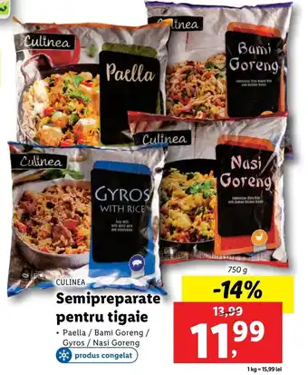 Culinea semipreparate pentru tigaie 750g