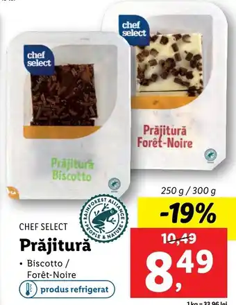 Chef select prăjitură 250 / 300g