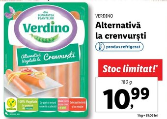 Verdino alternativă la crenvurști 180g