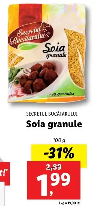 Secretul bucătarului soia granule 100g