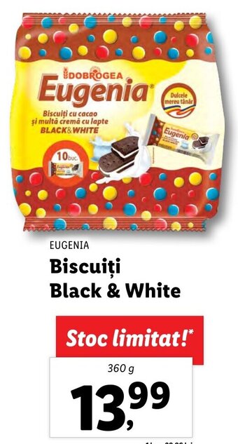 Dobrogea Eugenia biscuiți black & white 360g