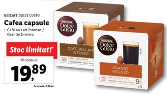 Lidl Nescafe dolce gusto cafea capsule 16 capsule Ofertă