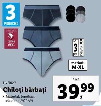 Lidl Livergy chiloți bărbați 1 set Ofertă