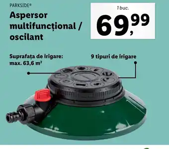 Lidl Parkside aspersor multifuncțional / oscilant 1 buc Ofertă
