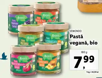 Vemondo pastă vegană bio 180g