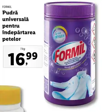 Formil pudră universală pentru îndepărtarea petelor 1 kg