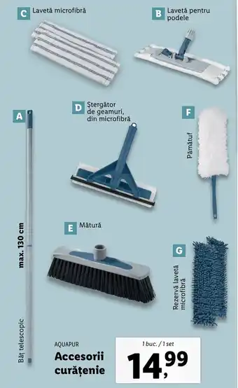 Lidl Aquapur accesorii curățenie1 buc / 1 set Ofertă