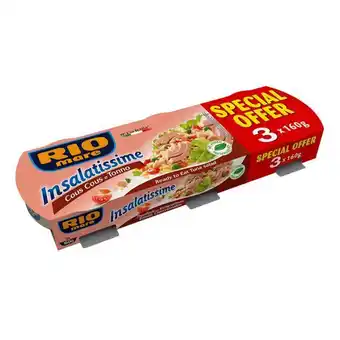Auchan Pachet rio mare insalatissime 3 conserve cu salata de ton si couscous Ofertă