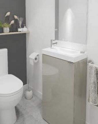 Brico Depôt Baza dulap suspendat, maro, 43.6 x 79 x 23 cm • goodhome imandra Ofertă
