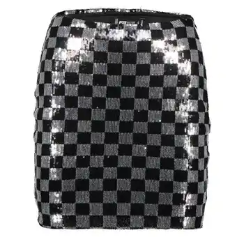 Mini skirt with sequins