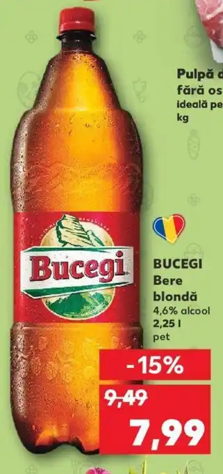 Kaufland Bucegi bere blondă 2.25l Ofertă