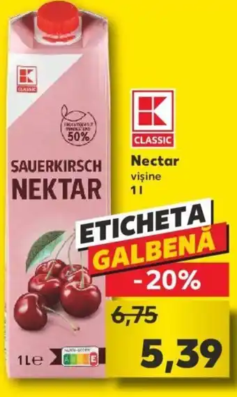 Kaufland Kaufland classic nectar 1l Ofertă