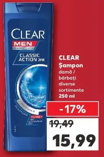 Kaufland Clear șampon 250ml Ofertă