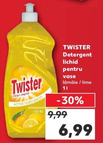 Kaufland Twister detergent lichid pentru vase 1l Ofertă