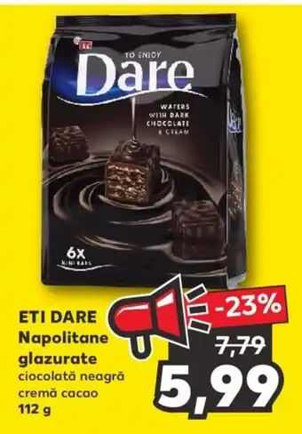 Kaufland Eti dare napolitane glazurate 112g Ofertă