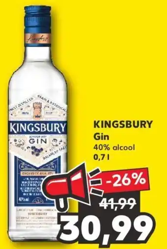 Kingsbury gin 0.7l