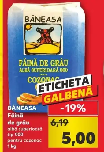 Kaufland Băneasa făină de grâu 1kg Ofertă