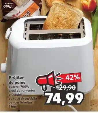 Kaufland Prăjitor de pâine 700w 1 buc Ofertă