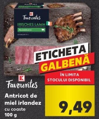 Kaufland Kaufland favourites antricot de miel irlandez 100g Ofertă