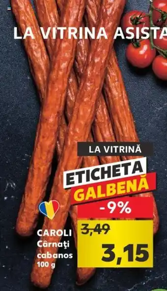 Caroli cârnați cabanos 100g
