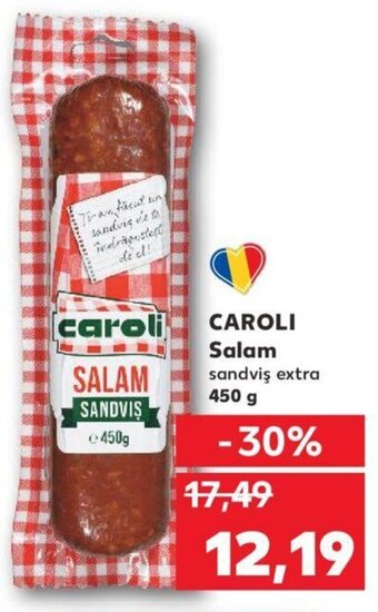 Kaufland Caroli salam 450g Ofertă