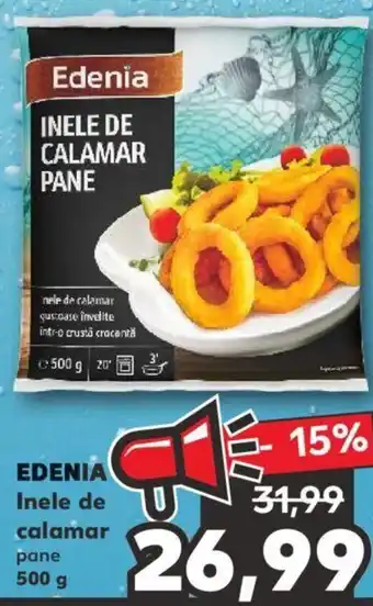 Kaufland Edenia inele de calamar 500g Ofertă