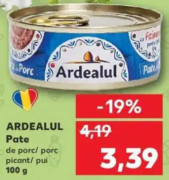 Kaufland Ardealul pate 100g Ofertă