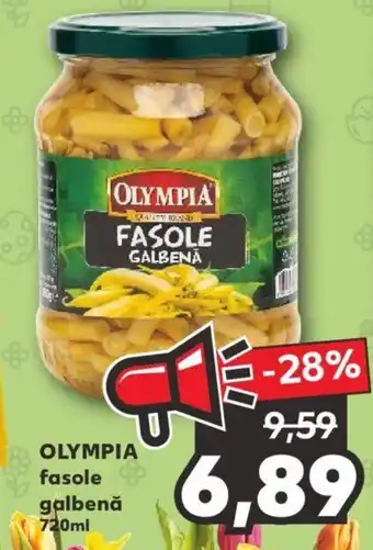 Kaufland Olympia fasole galbenă 720ml Ofertă