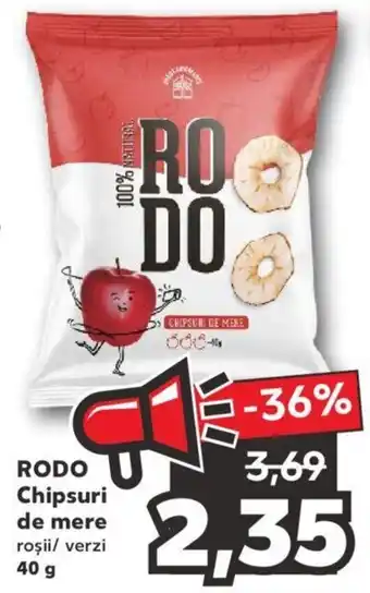 Kaufland Rodo chipsuri de mere 40g Ofertă