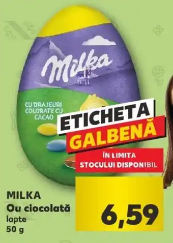 Kaufland Milka ou ciocolată 50g Ofertă