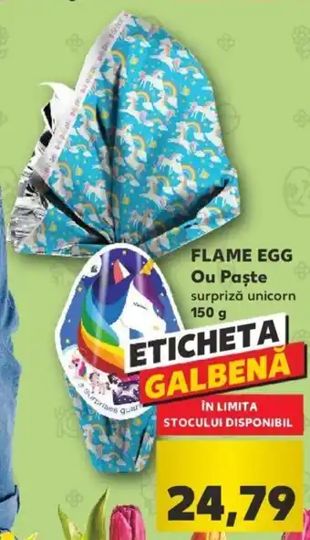 Kaufland Flame egg ou paște 150g Ofertă