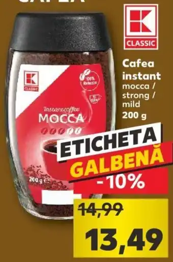 Kaufland Kaufland classic cafea instant 200g Ofertă