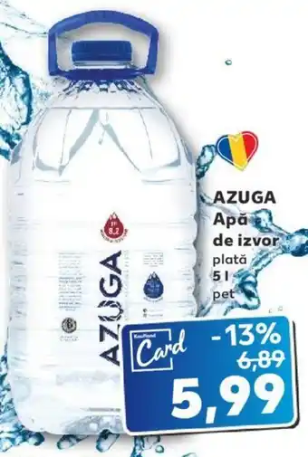 Kaufland Azuga apă de izvor 5l Ofertă
