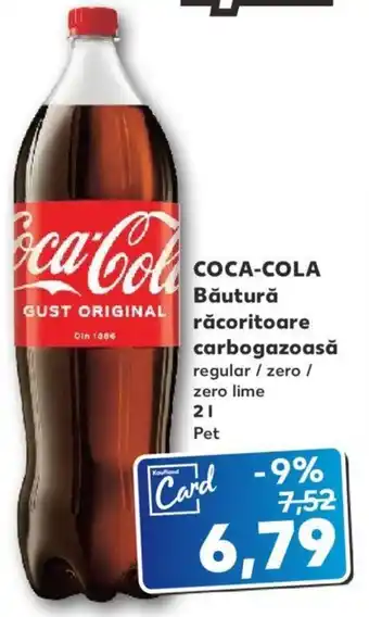 Kaufland Coca-cola băutură răcoritoare carbogazoasă 2l Ofertă