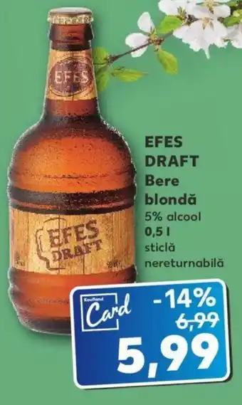 Efes draft bere blondă 0.5l