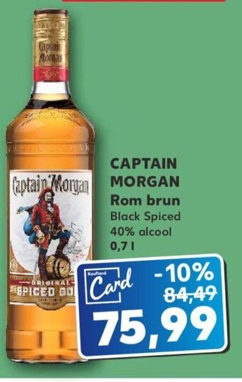 Kaufland Captain morgan rom brun 0.7l Ofertă