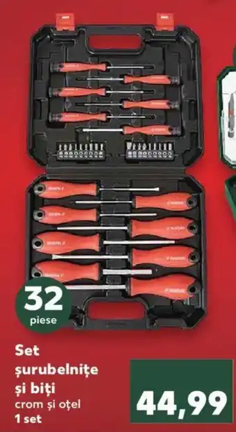 Kaufland Parkside set șurubelnițe și biți 1 set Ofertă