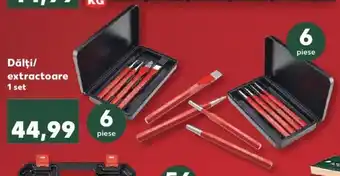 Parkside dălți / extractoare 1 set