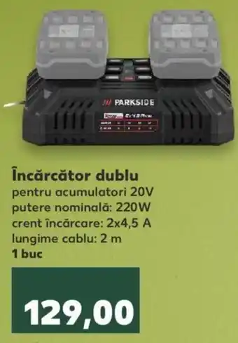 Parkside încărcător dublu 1 buc